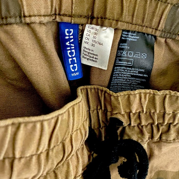 Men’s Brown Camo Low-crotched Pants - Picture 3 of 3